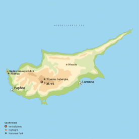Map: Charmant Cyprus (Nrv Holidays)