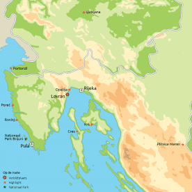 Map: Kennismaking met Istrië & de Kvarner Baai (o.b.v. eigen vervoer) (Nrv Holidays)