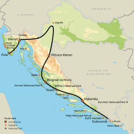 Map: Relaxt van Istrie naar Dalmatië (Nrv Holidays)