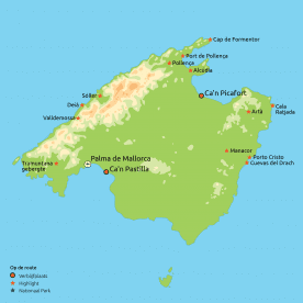 Map: Klassiek Mallorca (Nrv Holidays)