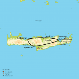 Map: Kleurrijk Kreta (Nrv Holidays)