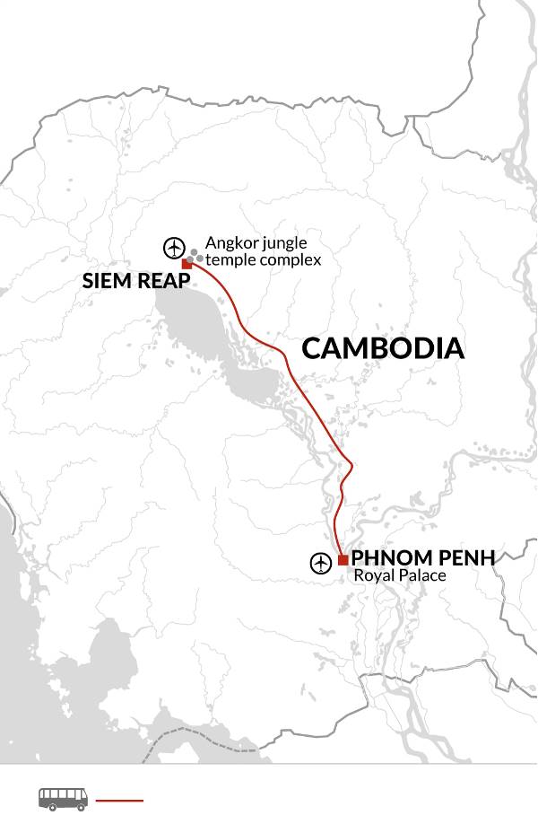 Map: Cambodia Highlights (Explore!)