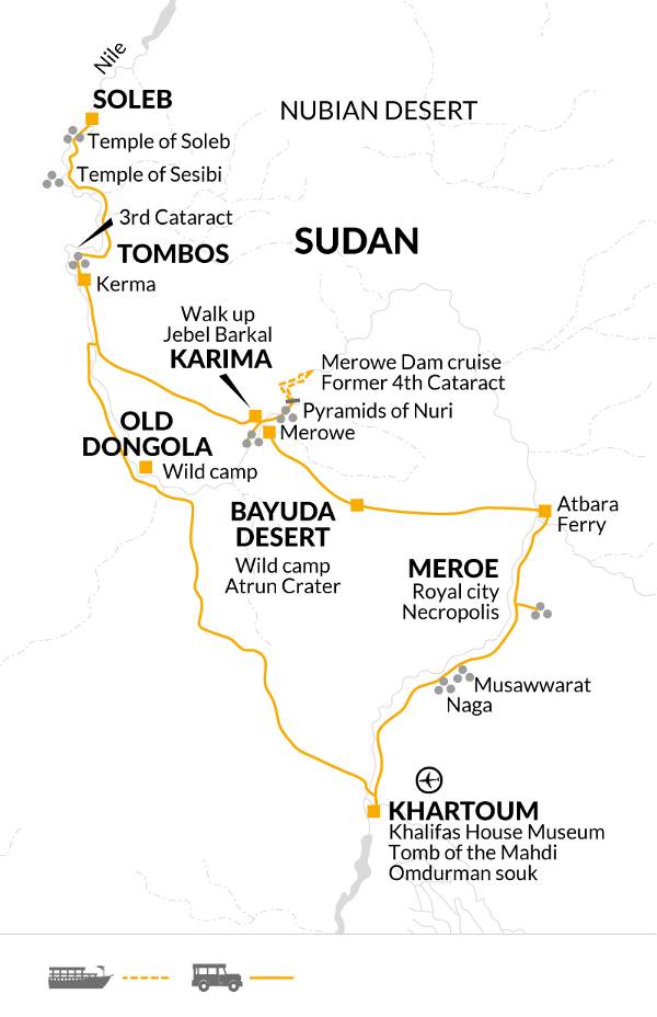 Map: Discover Sudan (Explore!)