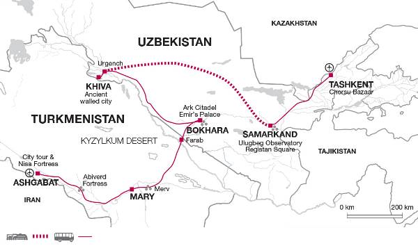 Map: Wonders of the Silk Road (Explore!)