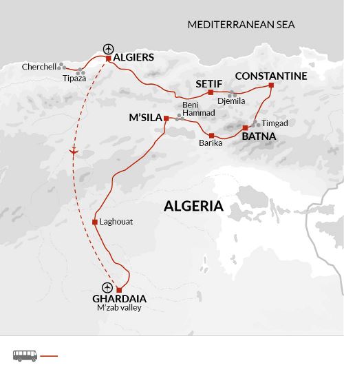 Map: Ancient Algeria (Explore!)