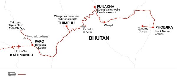Map: Festivals of Bhutan (Explore!)