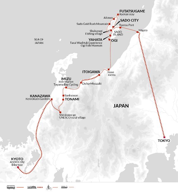 Map: Cycle Japan (Explore!)