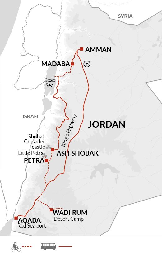 Map: Cycle Jordan (Explore!)