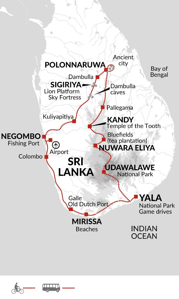 Map: Cycle Sri Lanka (Explore!)