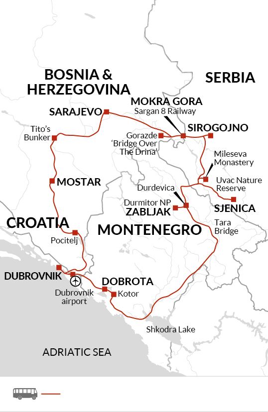 Map: Journey Through the Balkans (Explore!)