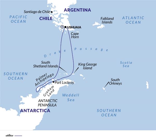Map: Antarctic Circle - Expedition (Explore!)