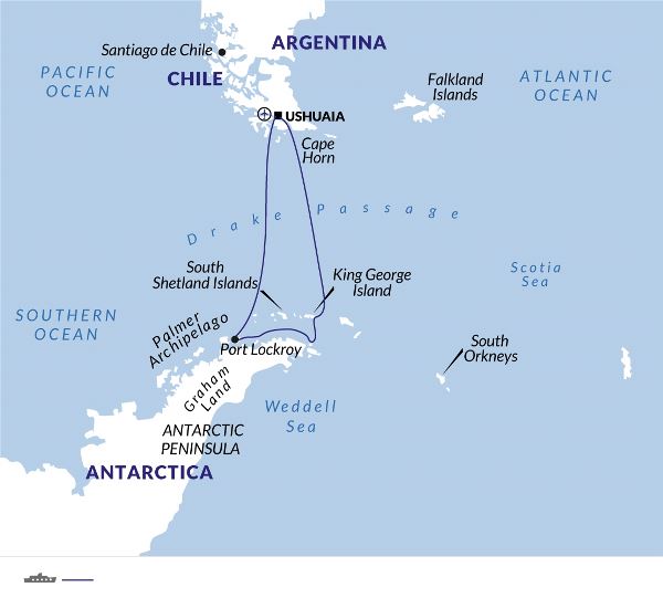 Map: Classic Antarctica - Expedition (Explore!)