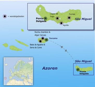 Map: Familiereis Azoren (Sawadee)