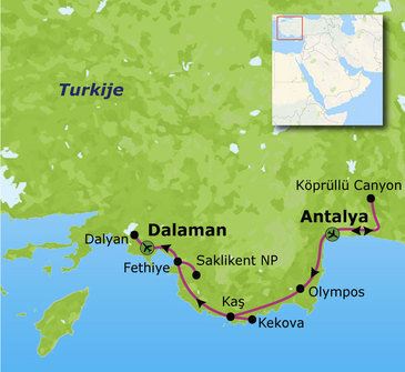 Map: Familiereis Turkije (Sawadee)