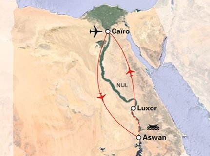 Map: Prachtig Egypte (SRC Reizen)