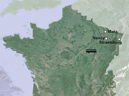 Map: Metz, Nancy en Straatsburg (SRC Reizen)