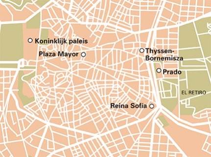Map: Musea in Madrid (SRC Reizen)