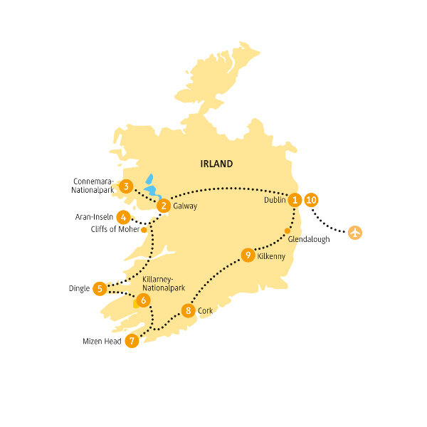 Map: Irland: Éire (Chamäleon)
