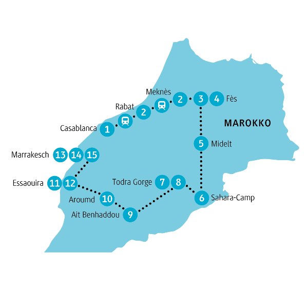 Map: Marokko: Rock around the Atlas (Chamäleon)