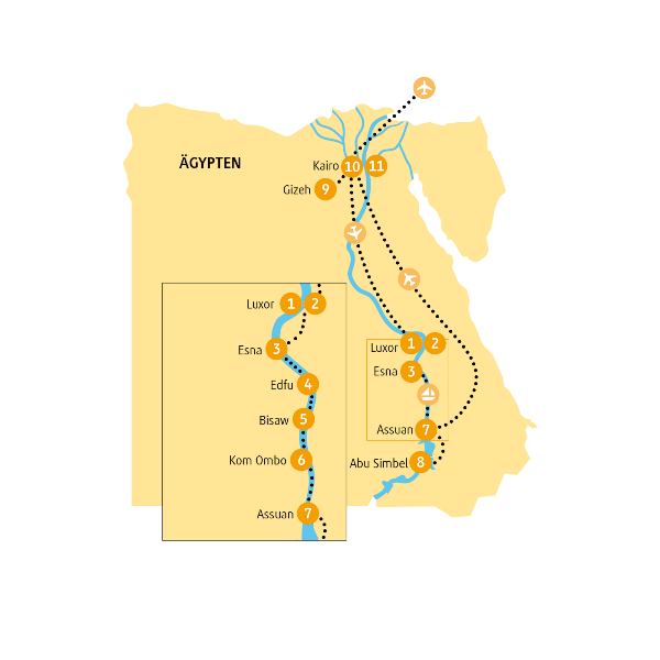 Map: Ägypten: Nofretete (Chamäleon)