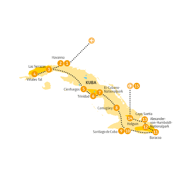 Map: Kuba: Havanna (Chamäleon)