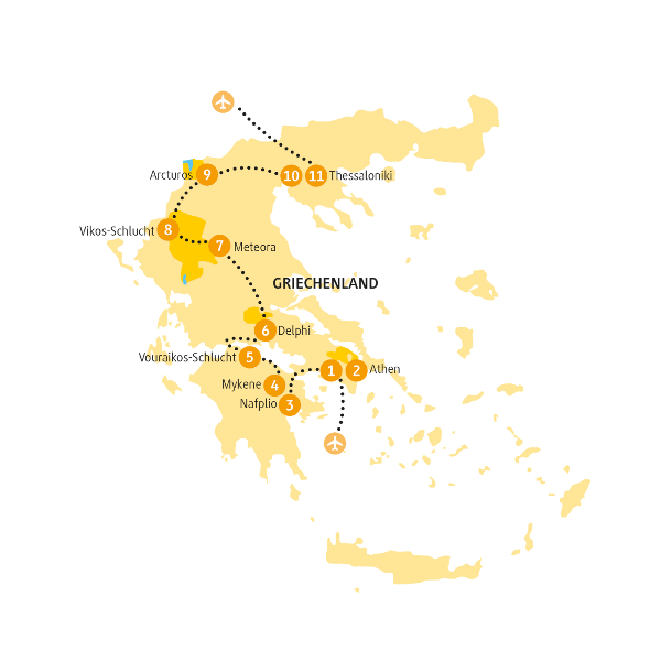 Map: Griechenland: Mykene (Chamäleon)