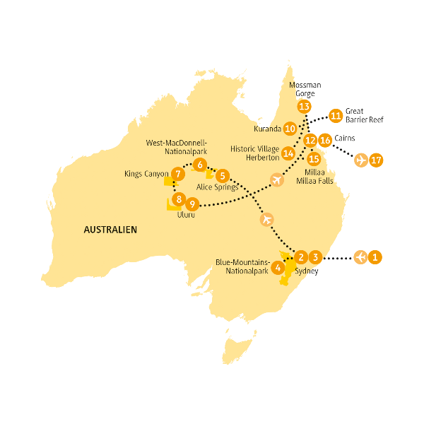 Map: Australien: Uluru (Chamäleon)