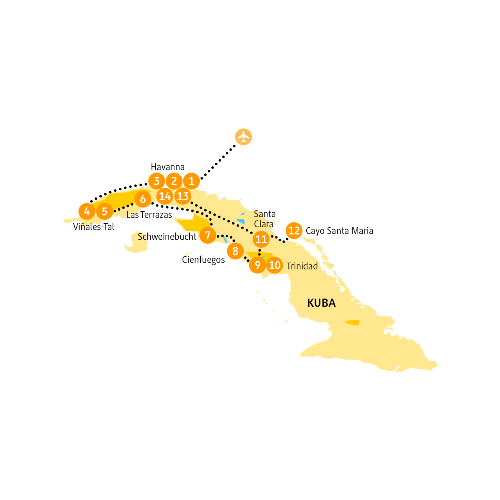 Map: Kuba: Havanna (Chamäleon)