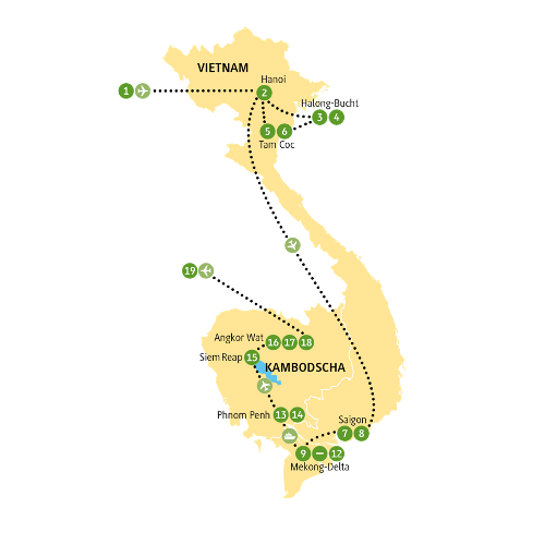 Map: Vietnam & Kambodscha: Puppeteer (Chamäleon)