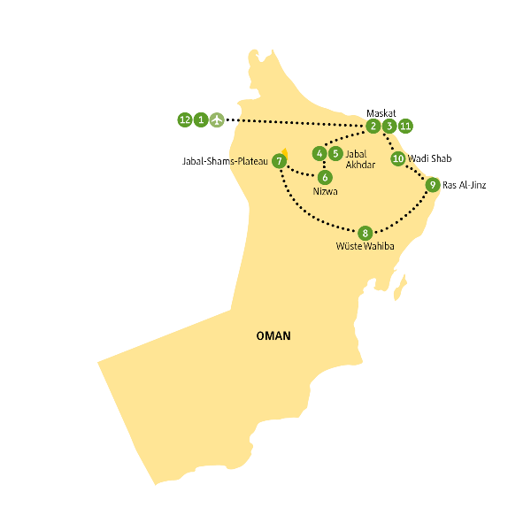 Map: Oman: 1001 Nacht (Chamäleon)