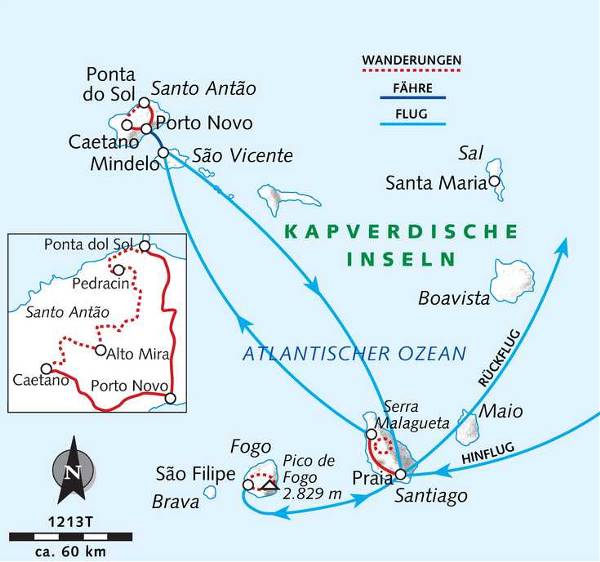 Map: Trekking am Kap der grünen Hoffnung (Wikinger)