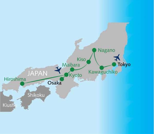 Map: Nippon aktiv: farbenfroh, facettenreich und voller Flair (Wikinger)