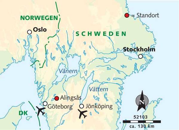 Map: Genusswandern in Schweden: der Gotaleden! (Wikinger)