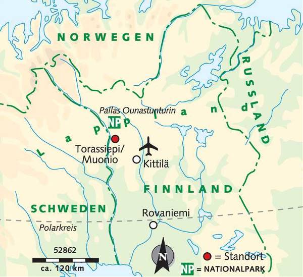 Map: Silvester in Lappland: wild, romantisch, aktiv (Wikinger)