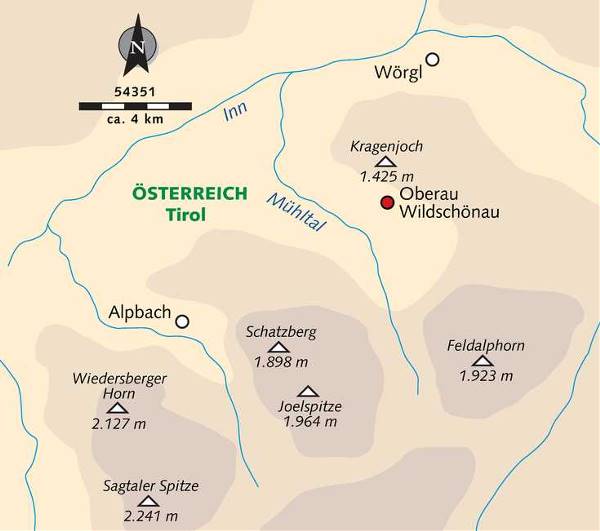 Map: Schön, schöner, ... Wildschönau! (Wikinger)