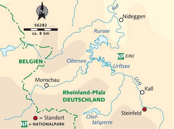 Map: Nationalpark Eifel – wild, waldreich und viel Wasser (Wikinger)