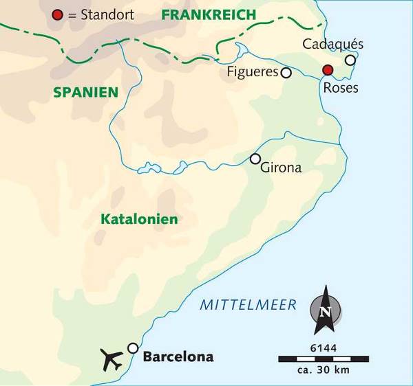Map: Auf den Spuren Salvador Dalís (Wikinger)