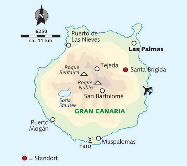 Map: Die grandiose Bergwelt Gran Canarias (Wikinger)