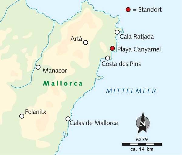 Map: Canyamel – strahlender Osten Mallorcas (Wikinger)