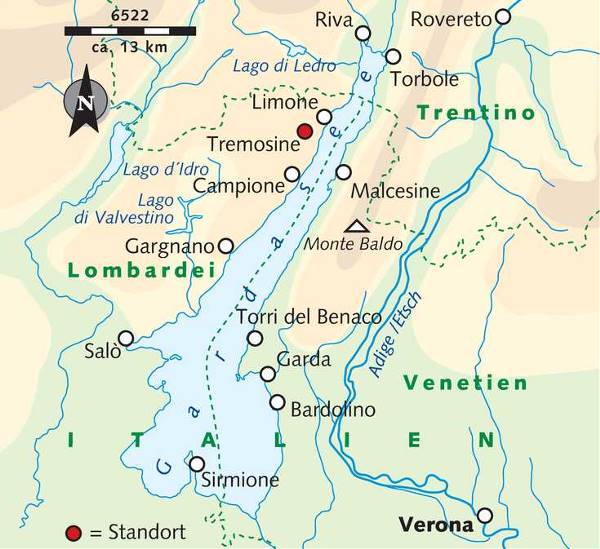 Map: Wanderwoche mit Traumblick – der Gardasee (Wikinger)