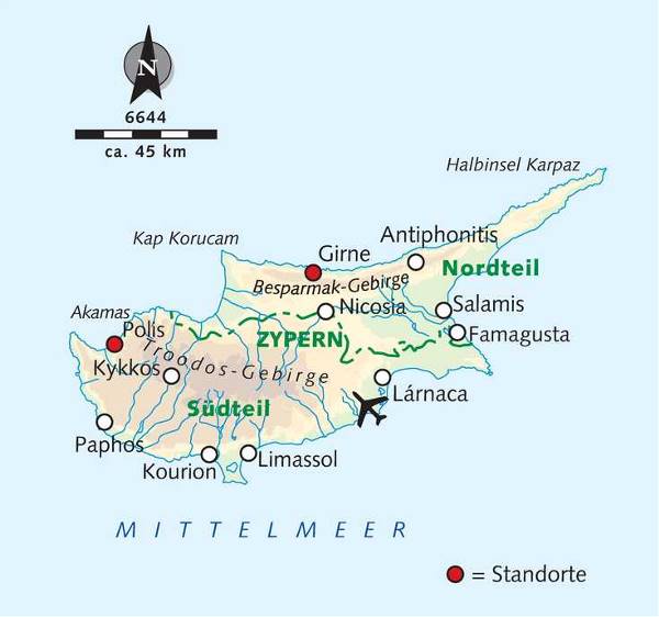 Map: Orient trifft Okzident – Zypern total (Wikinger)