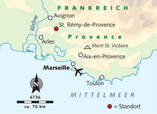 Map: Wanderwoche in der Provence (Wikinger)