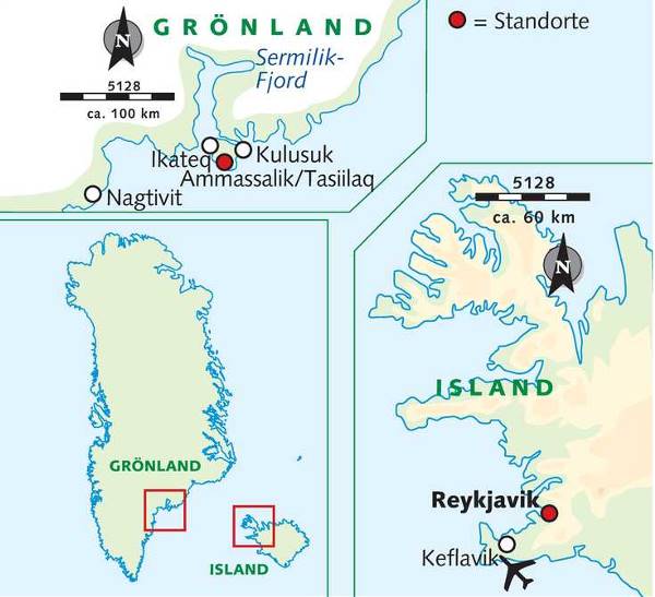 Map: Das Leben der Inuit zwischen Polarmeer und Inlandeis (Wikinger)