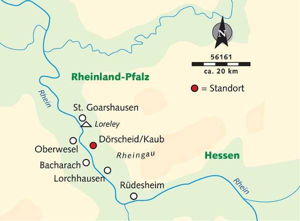 Map: Wandern, Wein und Genuss am Rheinsteig (Wikinger)