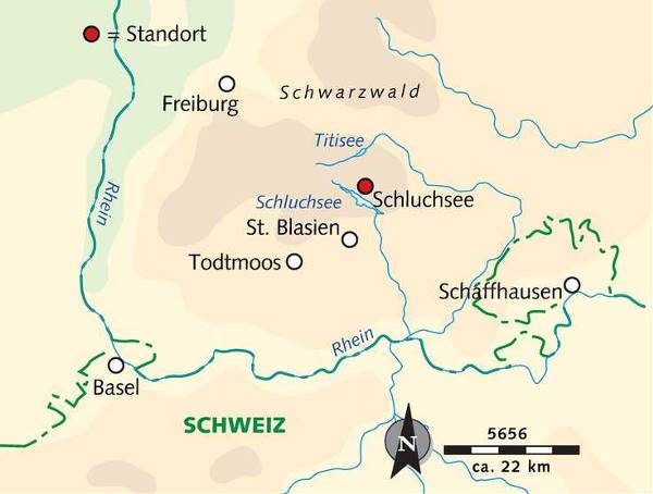 Map: Bilderbuchlandschaft Schwarzwald – traumhaft schön (Wikinger)