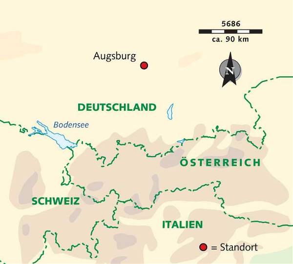 Map: Augsburg: die schöne Unbekannte zwischen Lech und Wertach (Wikinger)