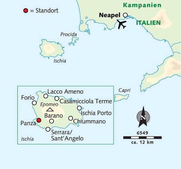 Map: Ischia - Thermenkultur trifft Naturparadies (Wikinger)