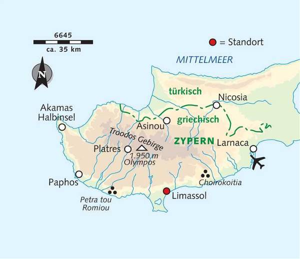 Map: Natur & Kultur auf Zypern (Wikinger)