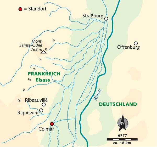 Map: Romantische Tage in Colmar (Wikinger)