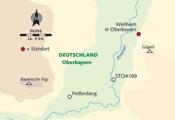 Map: Weilheim – im Herzen des malerischen Pfaffenwinkels (Wikinger)